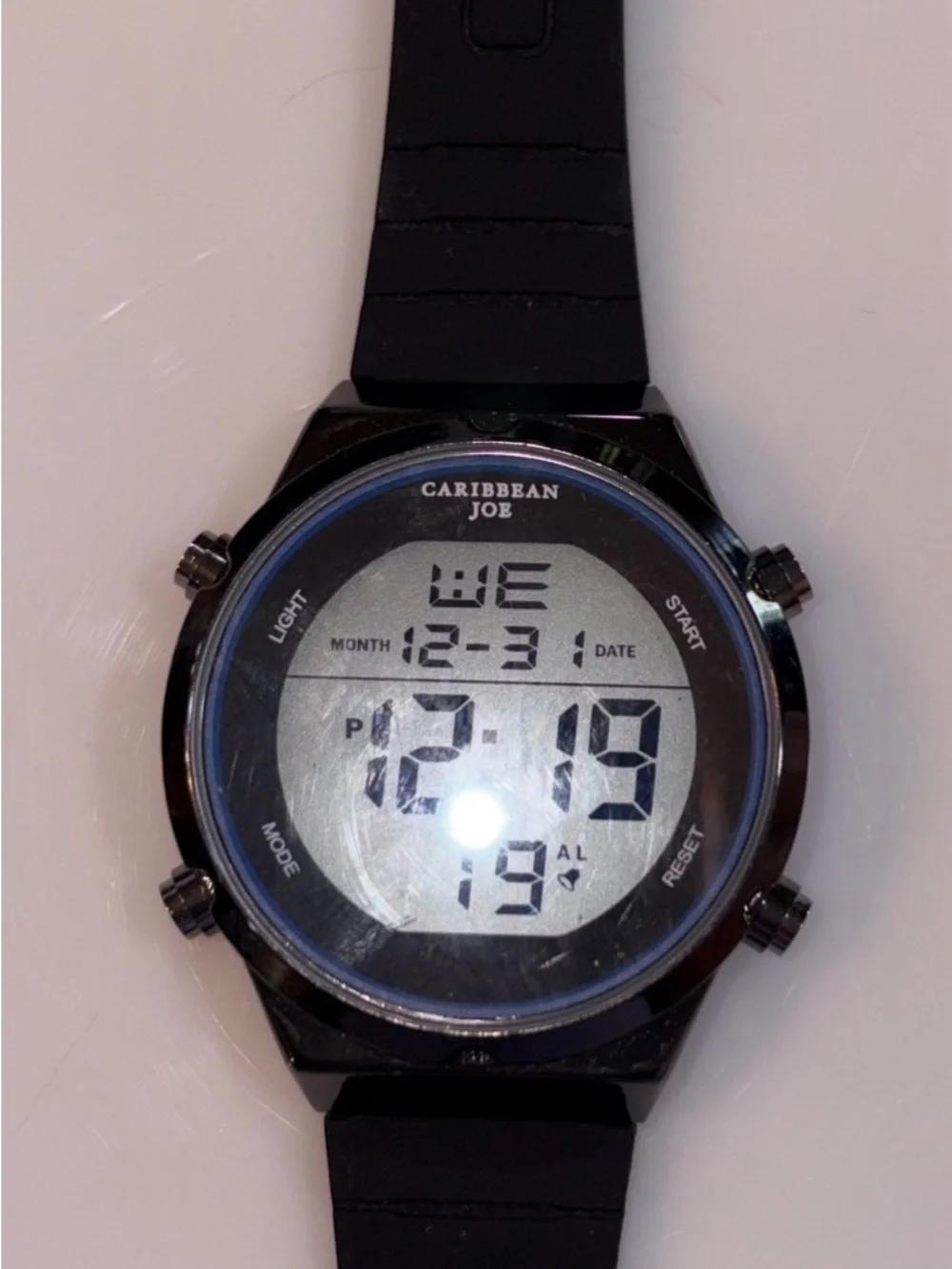 Caribbean Joe Digital Sports Watch - Black Model CJ713560